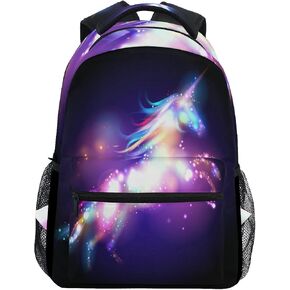 JSTEL Unicorn Backpack for Little Girl School Backpacks Girl Kid Elementary School Backpack Unicorn Bookbag for Girl Ages 5-12