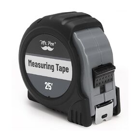 Mr. Pen- Tape Measure, 25-Foot, Gray, Steel Measuring Tape, Tape Measure with Fractions, Easy Read Tape Measure, Tape Measure 25 ft, Steel Tape Measure, Retractable Measuring Tape Retractable