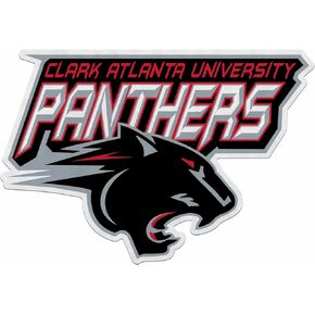 Rico Industries NCAA Clark Atlanta University Panthers - CAU Primary Shape Cut Pennant - Home and Living Room Décor - Soft Felt EZ to Hang
