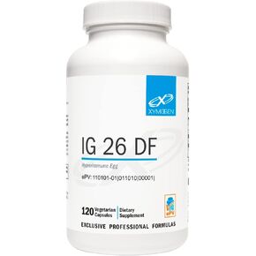 XYMOGEN IG 26 DF - Immunoglobulin Supplement with IgY Max - Dairy-Free Colostrum Alternative Derived from Hyperimmune Egg - Cytokine Balance & Immune Support (120 Capsules)