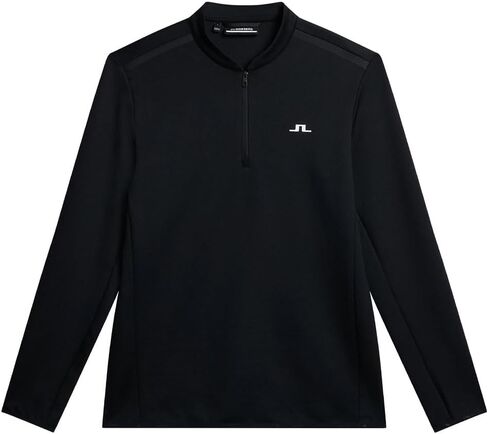 2024 J.Lindeberg Tech Bridge سترة جولف متوسطة الطبقة سوداء متوسطة in Kuwait