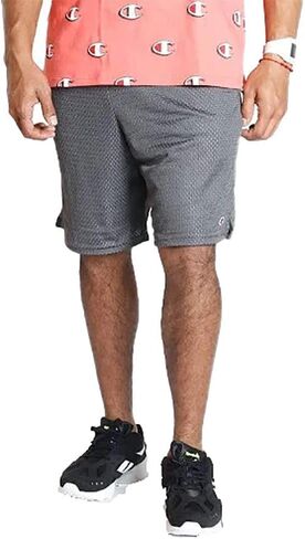 Champion Men's Long Mesh Short with Pockets Navy in Saudi Arabia