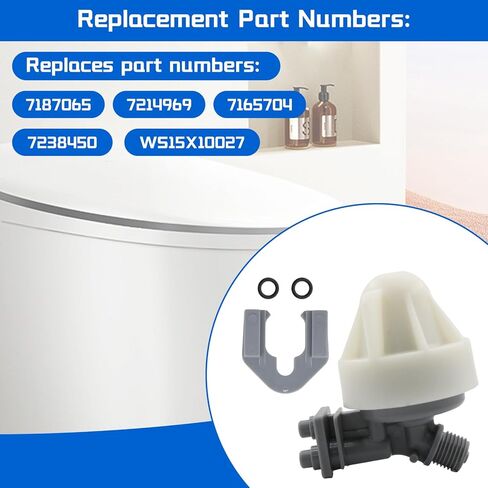 7187065 فوهة منقي المياه ومجموعة فنتوري متوافقة مع أجزاء منقي المياه Kenmore GE Whirlpool North Star Ecowater Ecopure Morton Systems تحل محل 7253808 7165704 7214969 WS15X10027 in Kuwait