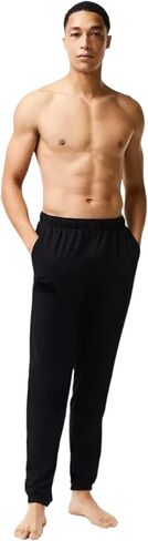 Lacoste Mens Crocodile Print Stretch Cotton Pajama Pants in Saudi Arabia