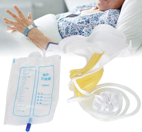 Urine Collector Bag - Silicone Adults Urinal with Urine Catheter Bags for Older Men Woman Urine Catheter Bags(2# Women Normal) in Saudi Arabia