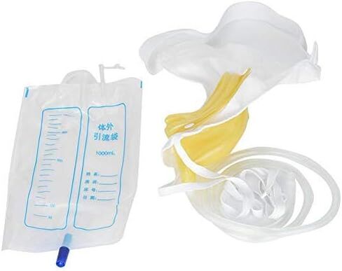 Urine Collector Bag - Silicone Adults Urinal with Urine Catheter Bags for Older Men Woman Urine Catheter Bags(2# Women Normal) in Saudi Arabia