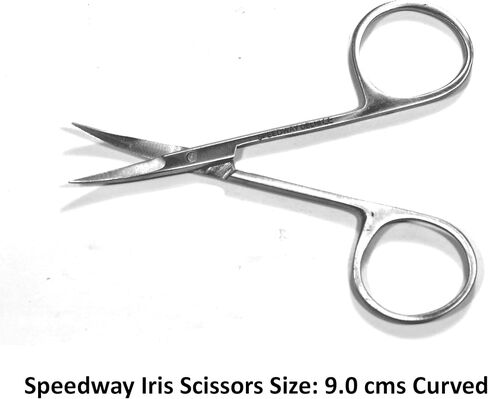 Speedway Iris Scissors Size: 9.0 cms Curved in Saudi Arabia