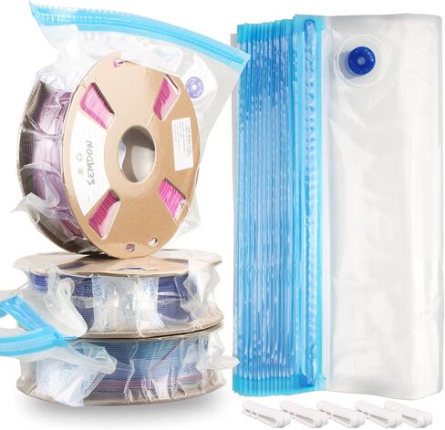 3D Filament Storage Bags Kit 15 Bags 3D Printer Filament Storage, Perfect for 3D Filament Storage or Using After Filament Dryer Box in Saudi Arabia