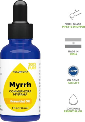 Myrrh Essential Oil 30 ml - 1 oz - Pure & Natural - with Pipette Dropper in Saudi Arabia