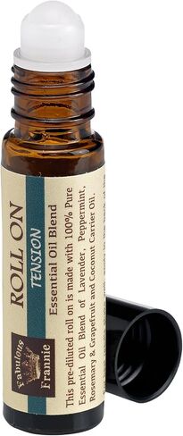 Fabulous Frannie Tension Pre-Diluted Essential Oil Roll-On Ready to use! 100% Pure Essential Oils Diluted in Fractionated Coconut Oil 10 ml in Saudi Arabia