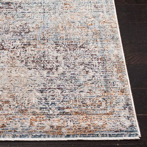 سجادة SAFAVIEH Limitee Collection Accent - 2'6" x 4'، بيج وبيج، تصميم فيسكوز متعثر، مثالية للمناطق ذات حركة المرور العالية في المدخل، وغرفة المعيشة، وغرفة النوم (LIM778B) in Saudi Arabia