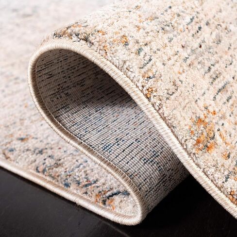 سجادة SAFAVIEH Limitee Collection Accent - 2'6" x 4'، بيج وبيج، تصميم فيسكوز متعثر، مثالية للمناطق ذات حركة المرور العالية في المدخل، وغرفة المعيشة، وغرفة النوم (LIM778B) in Saudi Arabia