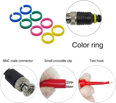 Test , P1260D Probe Tips Set Oscilloscope Multimeter Test Cable with Clips Replaceable Probe Tips Set in Saudi Arabia