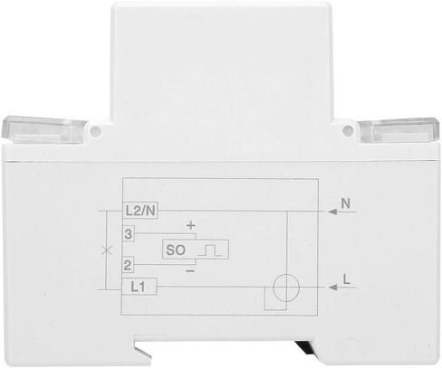 Energy Meter, Single Phase 4P LED Din Rail Electricity Power Consumption Wattmeter Energy Mete DDM75S 10-40A,Good Reliability and Easy Installation in Saudi Arabia