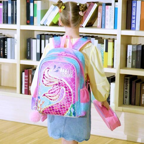 AGSDON 3PCS Backpacks for Girls, 16" Elementary Kids Cute Rabbit Backpack Preschool School Bookbags and Lunch Box in Saudi Arabia