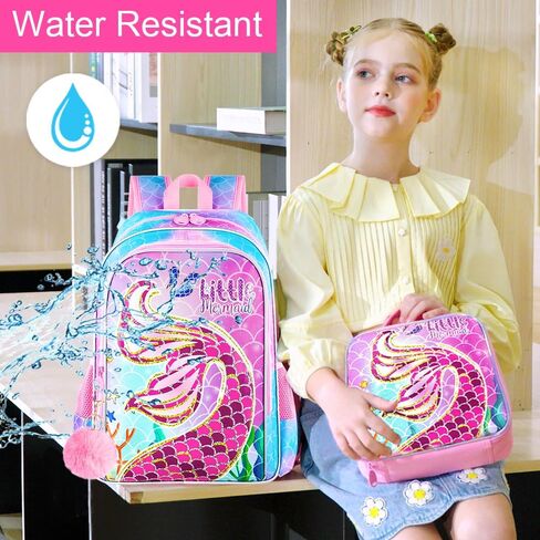 AGSDON 3PCS Backpacks for Girls, 16" Elementary Kids Cute Rabbit Backpack Preschool School Bookbags and Lunch Box in Saudi Arabia