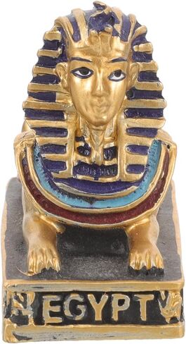 جارنيك أبو الهول الراتنج الحرف ديكور سطح المكتب ديكور المكتب ديكور مصري تماثيل أبو الهول النحت المنزلية مجموعة ذهبية ديكور المنزل تمثال أبو الهول تمثال مصري in Saudi Arabia
