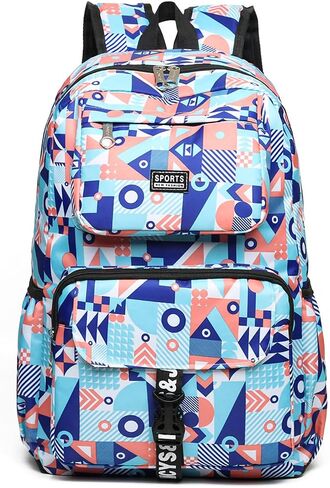 ORILOOSEN Leisure Backpack for Girls,School Bookbags for Primary and Middle School,Water Resistan Backpack (Blue), Medium in Kuwait