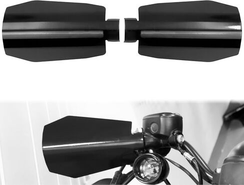 واقيات اليد للدراجة النارية قطع التابوت مناسبة لدراجات Harley Dyna Sportster XL Touring Street Glide Road King Electra Glide Bagger (صغير) أسود غير لامع in Kuwait