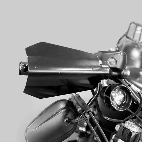 واقيات اليد للدراجة النارية قطع التابوت مناسبة لدراجات Harley Dyna Sportster XL Touring Street Glide Road King Electra Glide Bagger (صغير) أسود غير لامع in Kuwait