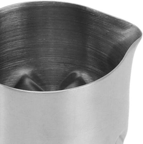 Cocktail Mixing Glass, Mini Stainless Steel Bar Mixing Pitcher for Stirring Drinks Whisky Stirring Tin Unbreakable Mixing Beaker with Grids Pattern Professional Bartender Mixing Glass in Saudi Arabia