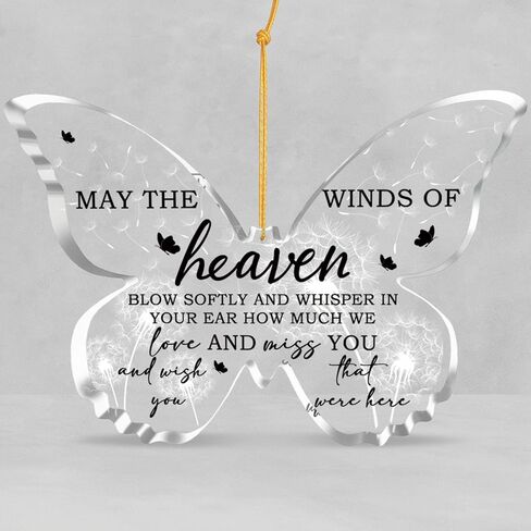 هدايا زينة عيد الميلاد للحفيدة - هدايا الحفيدة من الجدة - هدايا تذكارية لحفلات أعياد الميلاد والتخرج للحفيدة - زينة شجرة عيد الميلاد على شكل فراشة in Kuwait