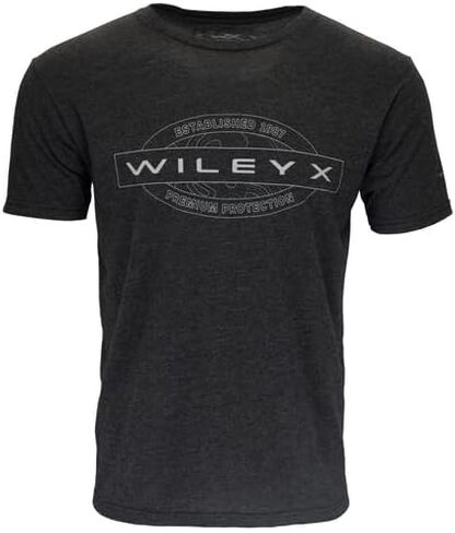 تي شيرت Wiley X WX Elevation للرجال ذو أكمام قصيرة باللون الأسود ذو أداء ممتاز للحماية in Kuwait