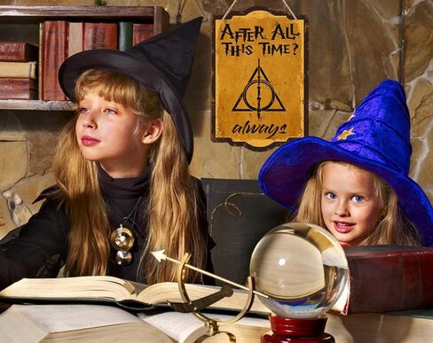 D4DREAM Vintage بعد كل هذا الوقت دائمًا ديكور الحائط السحري السحري موضوع لوحة معلقة للباب، ديكور غرفة معلقة مضحك، ديكور معلق للباب، لافتة باب للمنزل، باب المزرعة، لوازم الحفلات in Kuwait