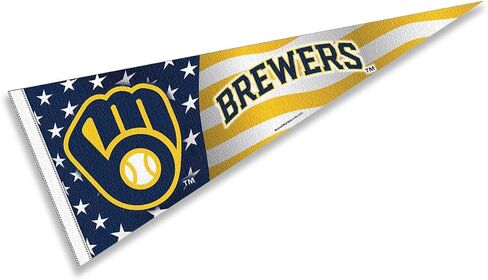 راية WinCraft Brewers Nation USA ستارز آند سترايبس علم راية بالحجم الكامل in Saudi Arabia