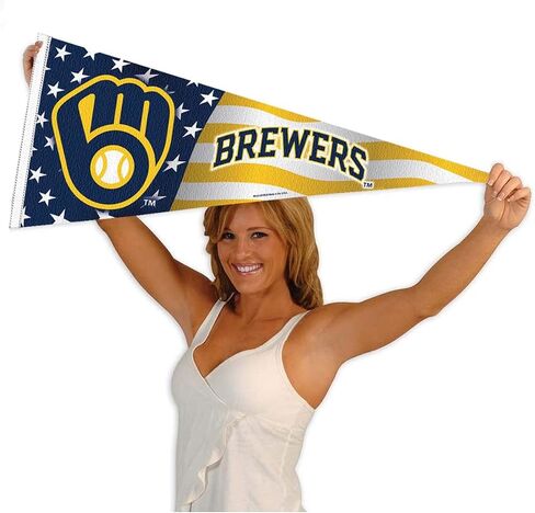 راية WinCraft Brewers Nation USA ستارز آند سترايبس علم راية بالحجم الكامل in Saudi Arabia