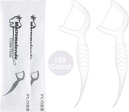 Individually Packaged Dental Floss,Floss Singles Bag,Dental Picks Disposable,Travel Dental Floss,Dental Floss,Floss Sticks,Easy to Carry Dental Flossers(150 Count Packaged Individually) in Saudi Arabia