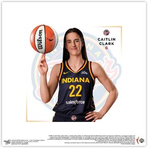 Trends International Gallery Pops WNBA Indiana Fever - Caitlin Clark Player Feature Wall Art, 12" x 12" Gallery Pops Wall Art, Black Framed Version