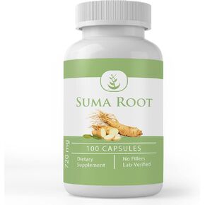 Pure Original Ingredients Suma Root, (100 Capsules) Always Pure, No Additives or Fillers, Lab Verified