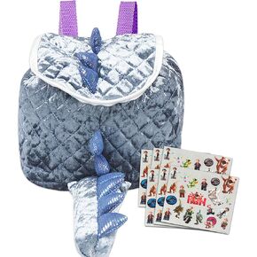 Jurassic World Mini Backpack - Bundle with 11" Jurassic Park Mini Backpack for Boys Girls and Dinosaur Stickers | Jurassic World Preschool Backpack for Boys Girls