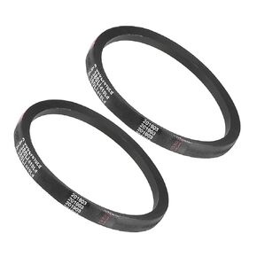 2pcs A-380Li/A15 Drive V-Belt - [13mm Width x 8mm Height] A-Section Rubber Drive Belt Wrapped for Transmission Use, 380mm Inside Circumference