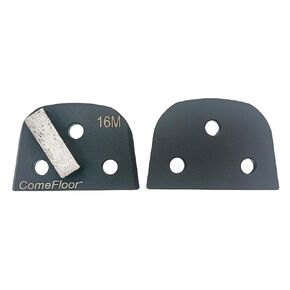 Concrete Floor Grinding Disc, Diamond Metal Grinding Shoes for Concrete Preparation & Thin Epoxy Remove, Compatible with Lavina Onfloor Grinders, Single Bar 16 Grit Medium Bond, Pack of 9