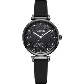 Watch for Women Nurses Nursing Students Lady,Variety Colors, Second Hand,Soft Silicone Band Waterproof Quartz Analog Female Watches