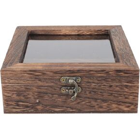 Cabilock Collection Box for Butterfly Specimen with Acrylic Top Real Framed Butterfly Jewelry Organizer Box Butterfly Specimen Display Entomology Supplies