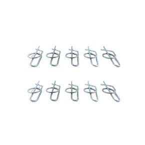 Replacement M154221 Spring Locking Cotter Pin fit John Deere D100 G110 L100 LA100 X100 X350 Z665(10 Pack)