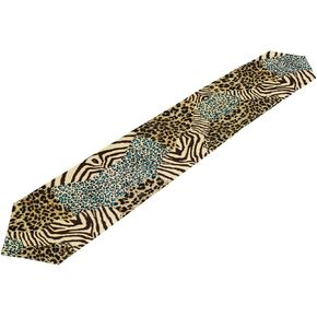 AUUXVA Table Runner Animal Leopard Print Table Cloth Long Rectangle Table Decor for Home Kitchen Dinner Party