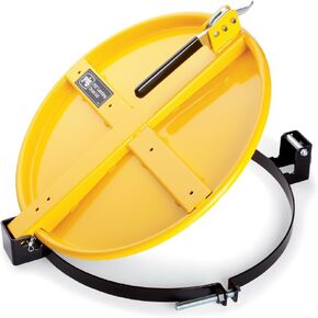 New Pig Latching Drum Lid | for 20 & 30 Gal Steel Drums | Bolt-Ring | 22.75" L x 19.25" H x 4.38" H | Red | DRM821-RD |