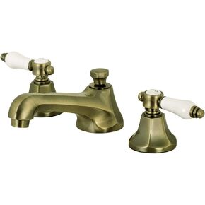 Kingston Brass KS4463BPL Bel-Air 8" Widespread Bathroom Faucet, Antique Brass