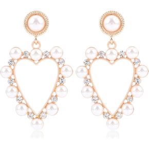 Colorful Crystal Pink Teardrop Chandelier Earrings，Large Rhinestone Statement Drop Zircon Dangle Earrings for Women Girls, Fashion Jewelry Bridal Wedding Prom Pageant Party Festival Birthday Valentines Day Gift