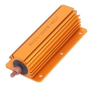 200W 8Ohm Professional Aluminum Heat Resistor Long Service Life with Screw Holes Widely Used in Power Supply Elevator Sensor