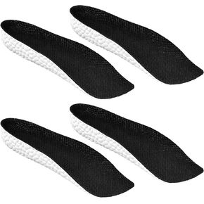 2 Pairs Shoe Lift Height Increase Insoles for Men and Women, Shoe Insert Height Boosters, Arch Support Orthotic High Cushions(1.5cm)