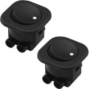 2PCS Circular Rocker Switch 24x26mm Built in Rocker Switch Toggle Button Switch Round Rocker Switch for Lamps Water Dispensers Treadmills Coffee Makers in Saudi Arabia
