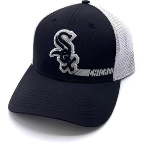 47 Officially Licensed Chicago White Sox Hat Classic Mesh Trucker Adjustable Team Logo Embroidered Baseball Cap