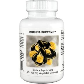Supreme Nutrition Mucuna Supreme, 90 Pure Cowhage Vegetarian Capsules