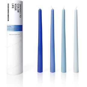 Truly Dripless Classic Taper Candles, Ivory, 10", 6 Pack, Unscented