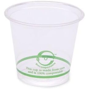 World Centric's 100% Biodegradable, 100% Compostable PLA 6oz Cold Cup (Package of 400)